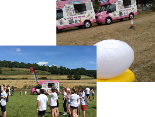 Sir Whippy at a Sports day
